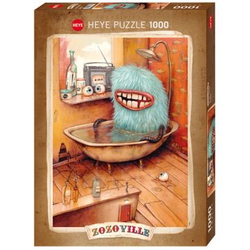 Puzzle Heye din 1000 de piese - Si monstrii fac baie, Zozoville