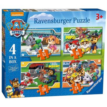 Puzzle Ravensburger 4 in 1 - Paw Patrol 2