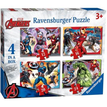 Puzzle Ravensburger 4 in 1 - Razbunatorii