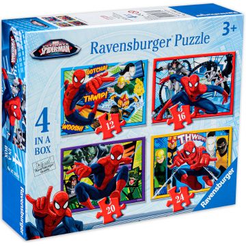 Puzzle Ravensburger 4 in 1 - Spiderman