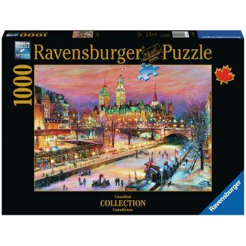 Puzzle Ravensburger de 1000 piese - Festival de iarna in Ottawa