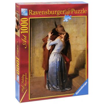 Puzzle Ravensburger de 1000 piese - Sarutul, Francesco Ayets