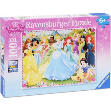 Puzzle Ravensburger din 100 XXL de piese - Printesele Disney