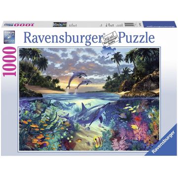 Puzzle Ravensburger din 1000 de piese - Golf coral