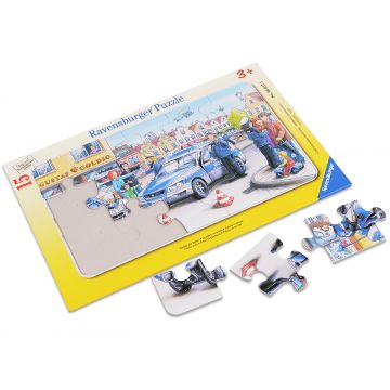 Puzzle Ravensburger din 15 de piese - Blocajul politiei
