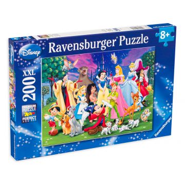 Puzzle Ravensburger din 200 XXL de piese - Eroii Disney