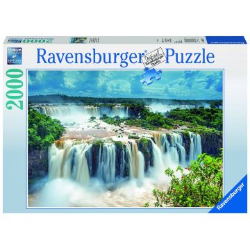 Puzzle Ravensburger din 2000 de piese - Cascadele Iguazu, Brazilia
