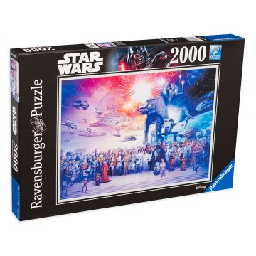 Puzzle Ravensburger din 2000 de piese - Universul Razboiul stelelor
