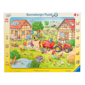 Puzzle Ravensburger din 24 de piese - Mica mea ferma