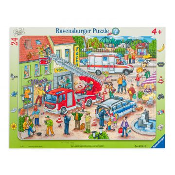 Puzzle Ravensburger din 24 de piese - Salvarea unui animal