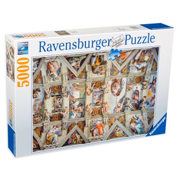 Puzzle Ravensburger din 5000 de piese - Capela Sixtina