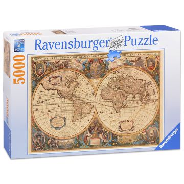 Puzzle Ravensburger din 5000 de piese - Harta lumii antice