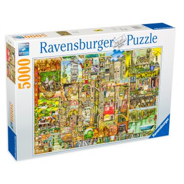 Puzzle Ravensburger din 5000 de piese - Orasul ciudat