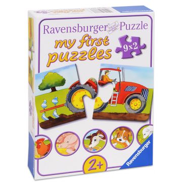 Puzzle Ravensburger din 9 x 2 piese - La tara