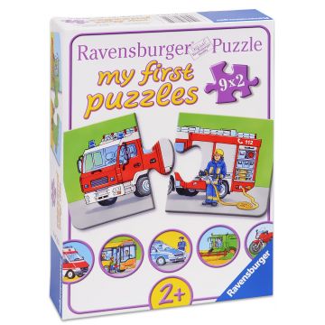 Puzzle Ravensburger din 9 x 2 piese - Masini