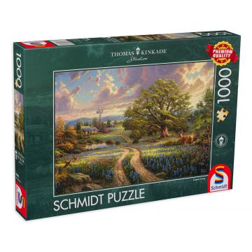 Puzzle Schmidt din 1000 de piese - Viata la tara, Thomas Kinkade