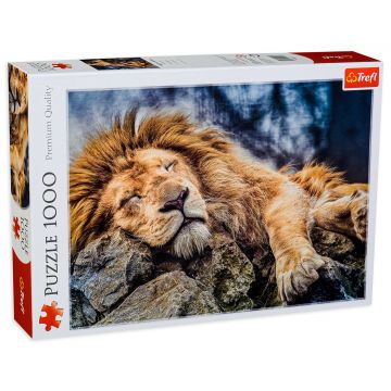 Puzzle Trefl din 1000 de piese - Leu adormit