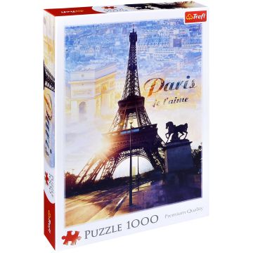 Puzzle Trefl din 1000 de piese - Paris in zori