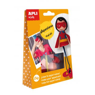 Set creativ APLI - Fa singur Super-erou