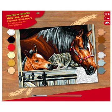 Set creativ de desen KSG Crafts - Prieteni in grajd