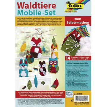 Set creativ Folia - Fa-ti singur, Animale din padure