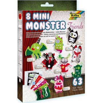 Set creativ Folia - Fa-ti singur din pasla, Micii monstri