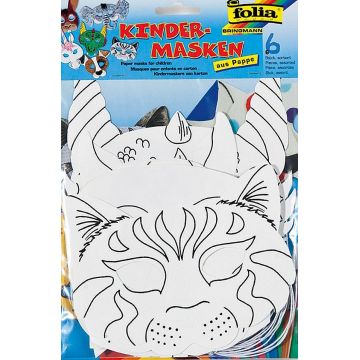 Set creativ Folia - Masti de colorat, Animale