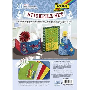 Set creativ Folia - Primii pasi in broderie