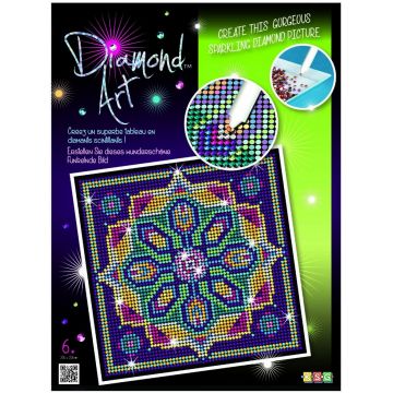 Set creativ KSG Crafts Diamond Art - Arta cu diamante, Mozaic