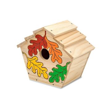 Set creativ Melissa & Doug - Căsuță de păsări din lemn DIY