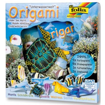 Set creativ pentru origami Folia - Lumea animalelor, lumea subacvatica