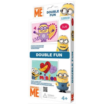 Set creativ Revontuli Toys Oy - Pentru aplicare, dublu, Minions