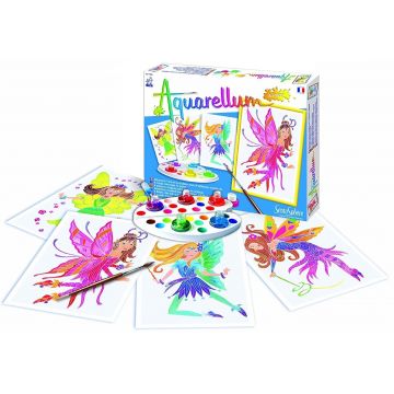 Set de colorat cu acuarele Sentosphere Aquarellum Junior - Zane