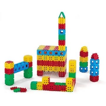Set de constructie cu blocuri de vafe - 170 piese in cutie