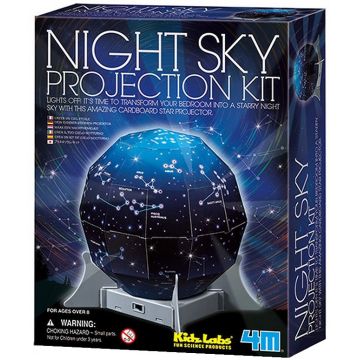 Set de creatie 4M KidzLabs - Kit de proectie, cerul noaptea