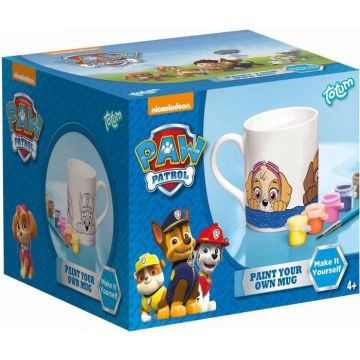 Set de creatie  Totum Paw Patrol - Coloreaza singur, casa stilata