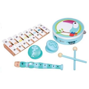 Set din lemn Classic World - Instrumente muzicale