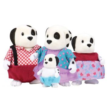 Set figurine Battat Lil' Woodzeez - Familia catelusilor