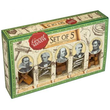 Set puzzle-uri logice Professor Puzzle – 5 bucati