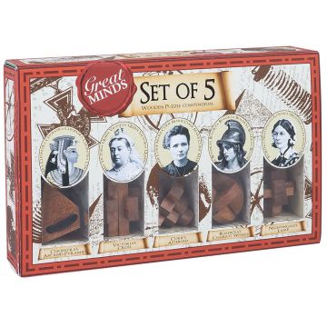 Set puzzle-uri logice Professor Puzzle – Femei, 5 bucati