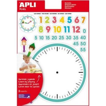 Stickere educative APLI - Ceasul
