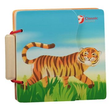 Carticica din lemn Classic World - Cu animale
