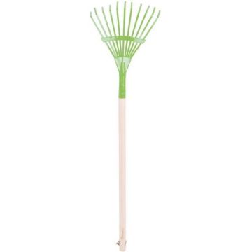 Grebla de frunze pentru copii Bigjigs, cu maner lung