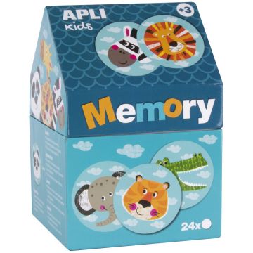 Joc de memorie APLI Kids - Animale in casuta