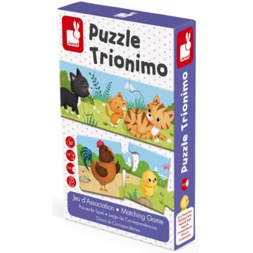 Joc de societate Janod - Trionimo, puzzle