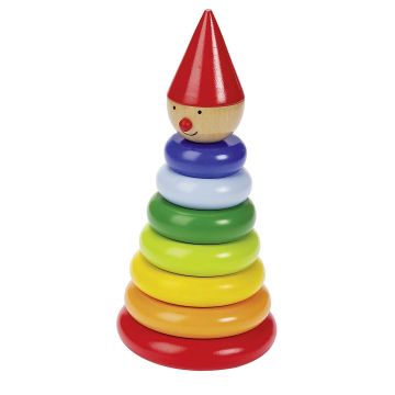 Joc de stivuit din lemn Goki - Omul magnetic Nimo
