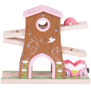 Jucarie din lemn Bigjigs - Casa in copac cu sine