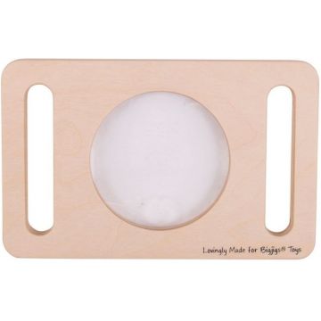 Jucarie din lemn Bigjigs - Lupa cu 2 manere