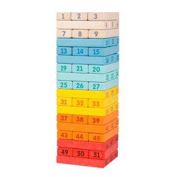 Jucarie din lemn Classic World - Turn colorat
