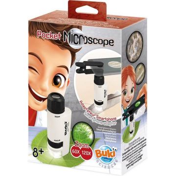 Microscop de buzunar Buki Sciences - Cu adaptor pentru smartphone